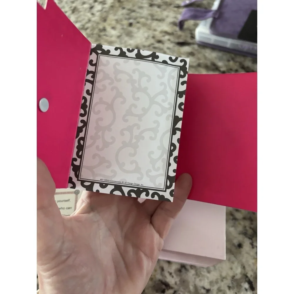 Girly Bundle Of Goodies, Post-It Notes, Piece,‎ Necklace, Notepad, Inspiration